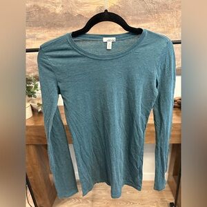 Abound Teal Long Sleeve Women's Top